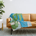 Tropical Geometry 82 Throw Blanket Gallery Image 1