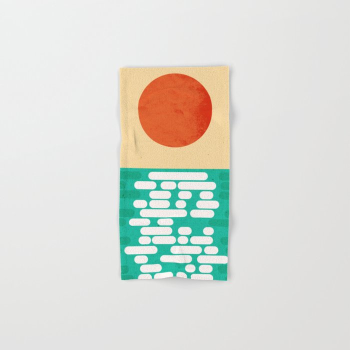 Sun over the sea Bath Towel Gallery Image 1