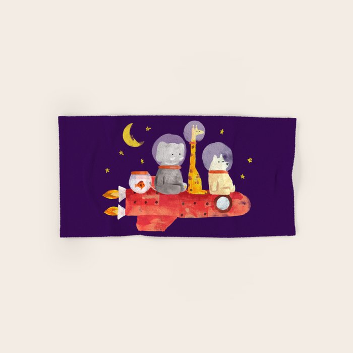 Let's All Go To Mars Bath Towel Gallery Image 1
