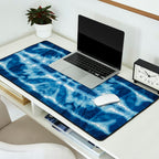 Tie Dye Blues Twos Desk Mat Gallery Image 2