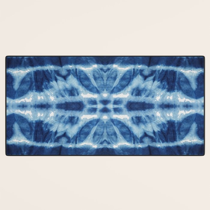 Tie Dye Blues Twos Desk Mat Gallery Image 3