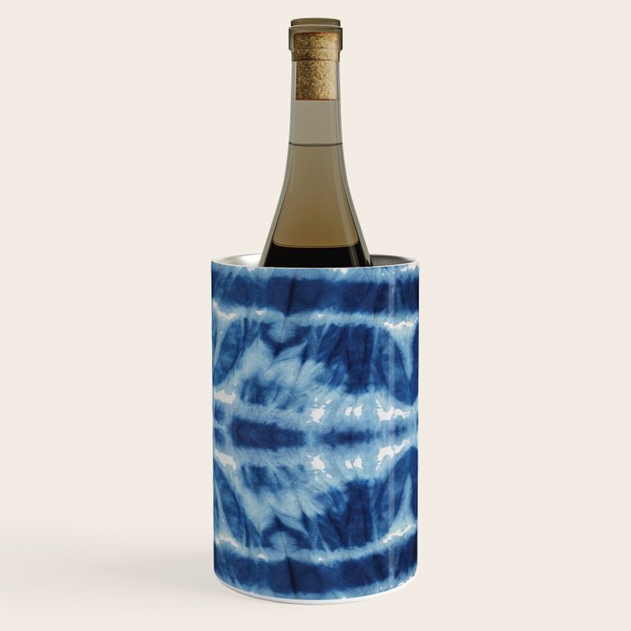 Tie Dye Blues Twos Wine Chiller Gallery Image 3
