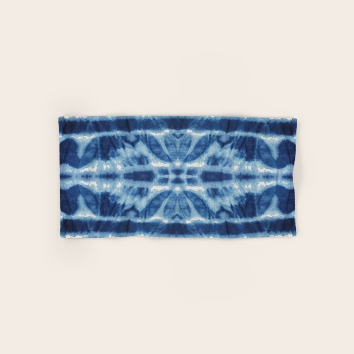 Tie Dye Blues Twos Bath Towel Gallery Image 1