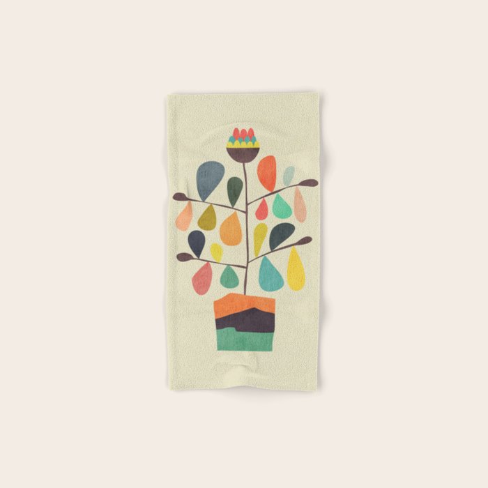 Potted Plant 4 Bath Towel Gallery Image 1