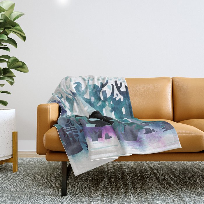 A Quiet Spot Throw Blanket Gallery Image 1