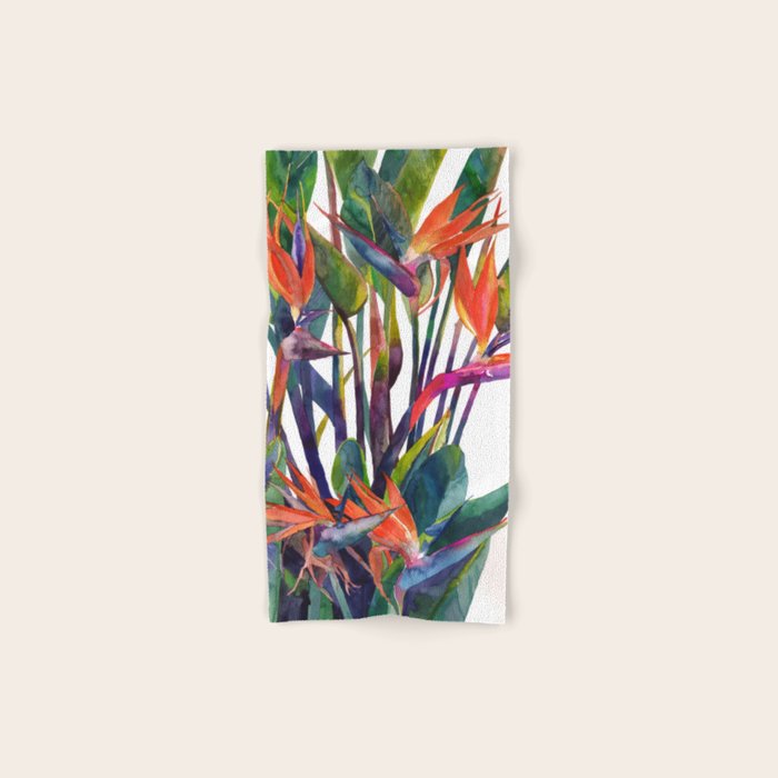 The bird of paradise Bath Towel Gallery Image 1
