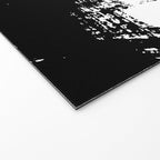 Black and White Brush Stroke Abstract Welcome Mat Gallery Image 2