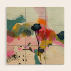 paysage abstract Wood Wall Art Gallery Image 1