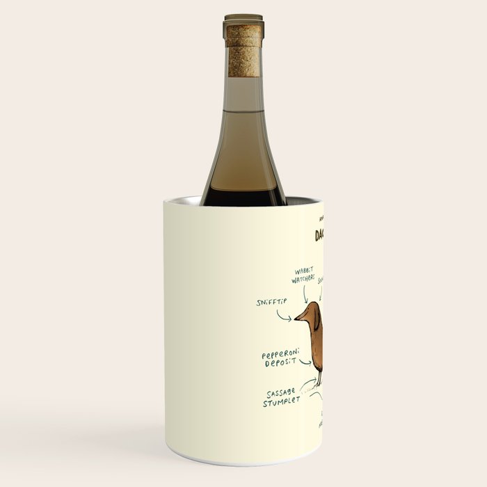 Anatomy of a Dachshund Wine Chiller Gallery Image 2