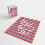 You and Me Apres Ski in Plaid Jigsaw Puzzle Gallery Image 2