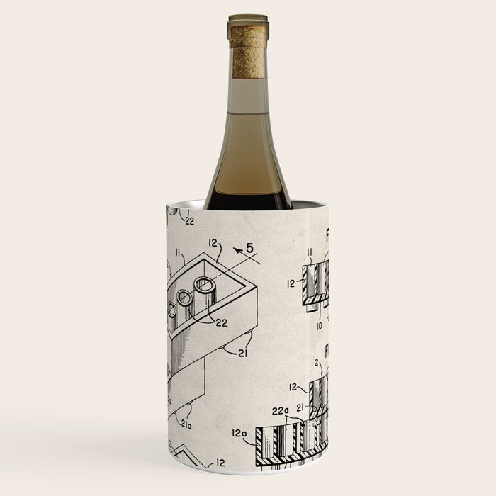 Legos Patent - Legos Brick Art - Antique Wine Chiller Gallery Image 1