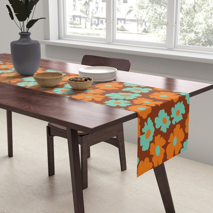 70's Retro print Table Runner Gallery Image 2