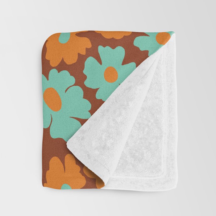 70's Retro print Throw Blanket Gallery Image 3