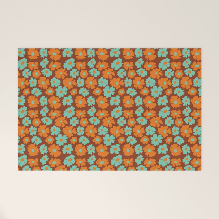 70's Retro print Welcome Mat Gallery Image 1