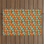 70's Retro print Outdoor Rug Gallery Image 1