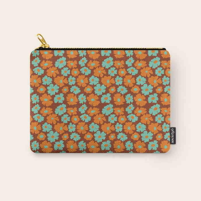 70's Retro print Carry All Pouch Gallery Image 1