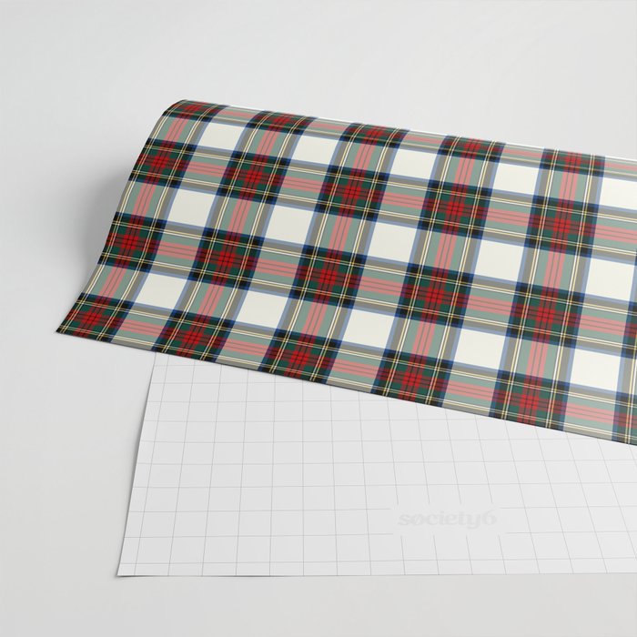 Clan Stewart Dress Tartan Wrapping Paper Gallery Image 2