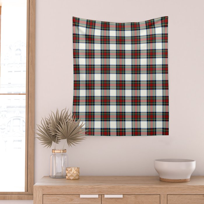 Clan Stewart Dress Tartan Wall Tapestry Gallery Image 2