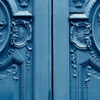 Classic Blue Door in Paris, Architecture Photography Coffee Mug Gallery Image 2