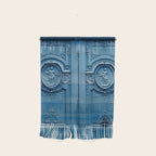 Classic Blue Door in Paris, Architecture Photography Wall Hanging Gallery Image 1