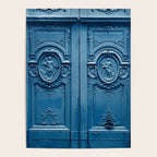 Classic Blue Door in Paris, Architecture Photography Poster Gallery Image 4