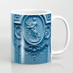Classic Blue Door in Paris, Architecture Photography Coffee Mug Gallery Image 1