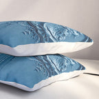 Classic Blue Door in Paris, Architecture Photography Pillow Sham Gallery Image 3