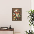 Flower Cats - Botanical cat arrangement Poster Gallery Image 2