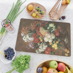 Flower Cats - Botanical cat arrangement Cutting Board Gallery Image 2
