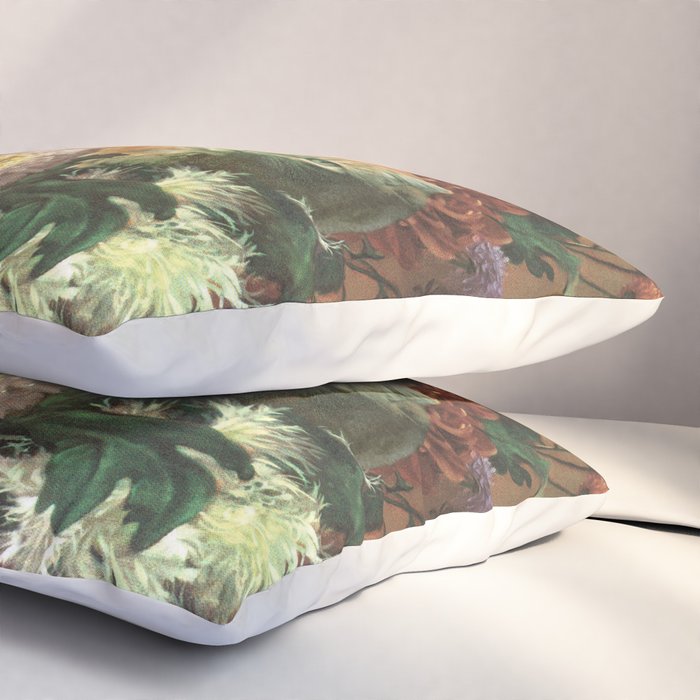 Flower Cats - Botanical cat arrangement Pillow Sham Gallery Image 3