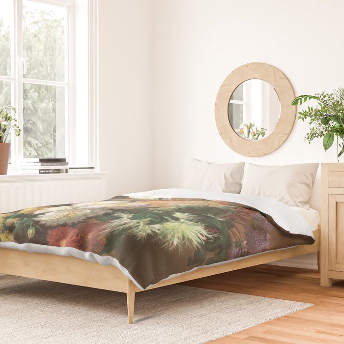 Flower Cats - Botanical cat arrangement Duvet Cover Gallery Image 2