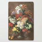 Flower Cats - Botanical cat arrangement Cutting Board Gallery Image 1