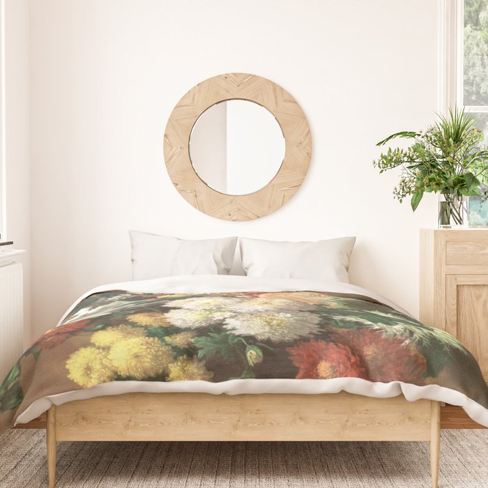 Flower Cats - Botanical cat arrangement Duvet Cover Gallery Image 3