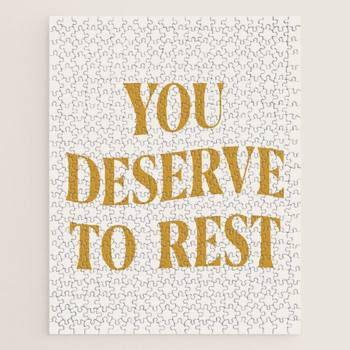 You Deserve To Rest Golden Jigsaw Puzzle Gallery Image 1