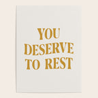 You Deserve To Rest Golden Poster Gallery Image 4