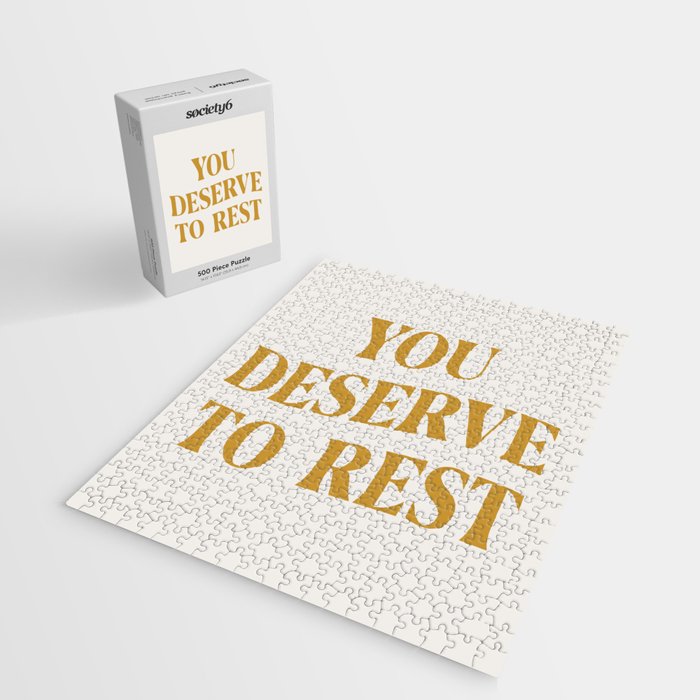 You Deserve To Rest Golden Jigsaw Puzzle Gallery Image 2