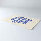 These Are The Good Old Days (Blue Beige) Rug Gallery Image 3