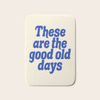 These Are The Good Old Days (Blue Beige) Bath Mat Gallery Image 1