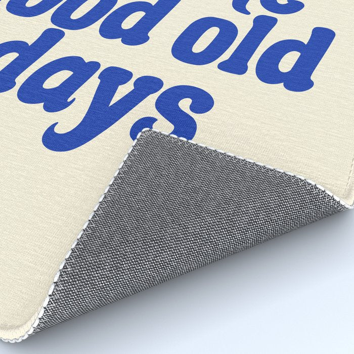 These Are The Good Old Days (Blue Beige) Rug Gallery Image 4