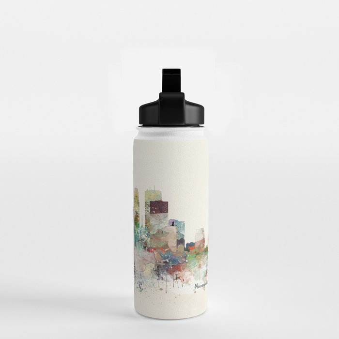 minneapolis minnesota skyline Water Bottle Gallery Image 2