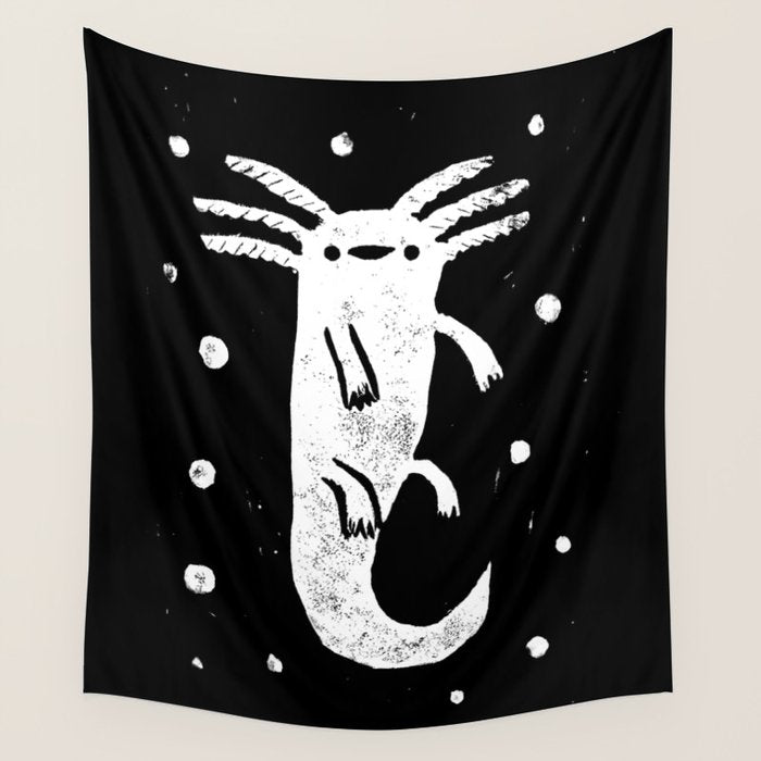 Axolotl Wall Tapestry Gallery Image 1
