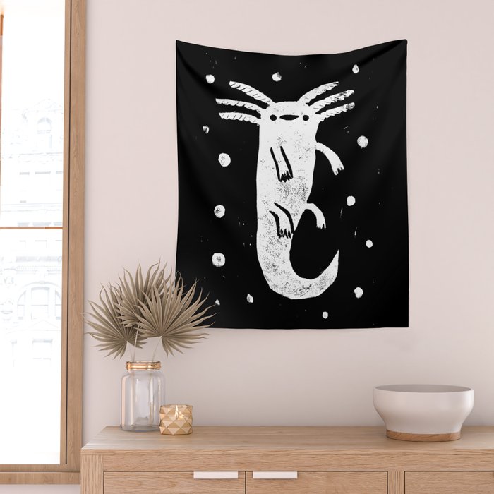 Axolotl Wall Tapestry Gallery Image 2