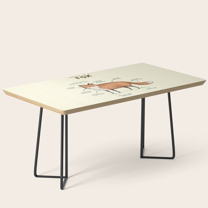 Anatomy of a Fox Coffee Table Gallery Image 1