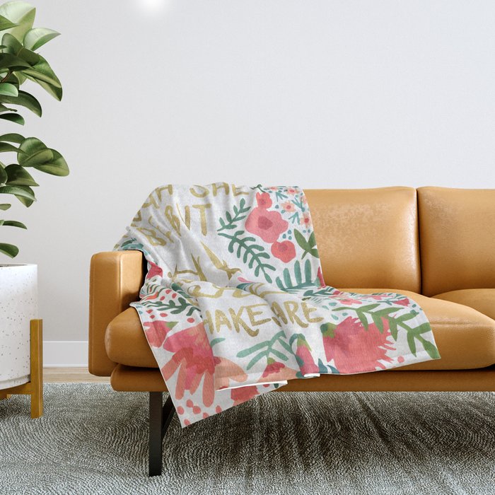 Little & Fierce Throw Blanket Gallery Image 1