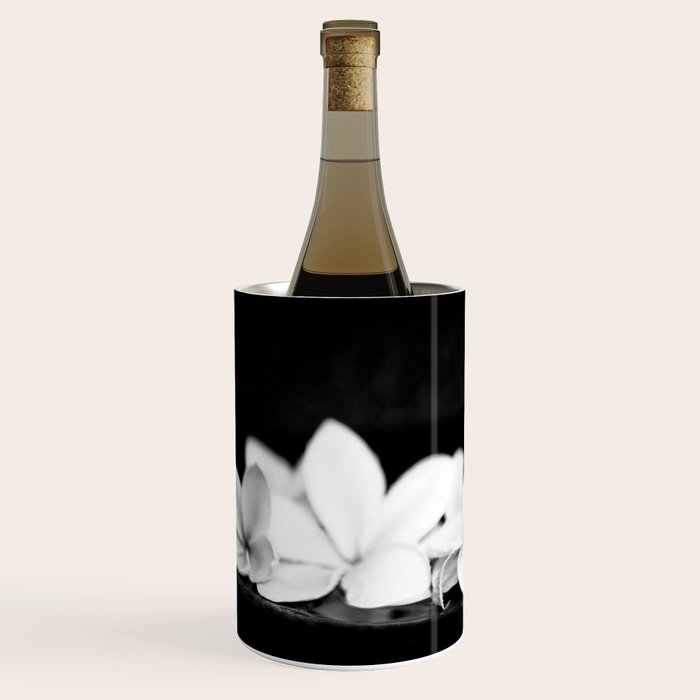 Singapore White Plumeria Flowers the Fragrance of Hawaii Wine Chiller Gallery Image 2