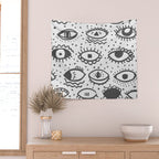 EYES PATTERN Wall Tapestry Gallery Image 2