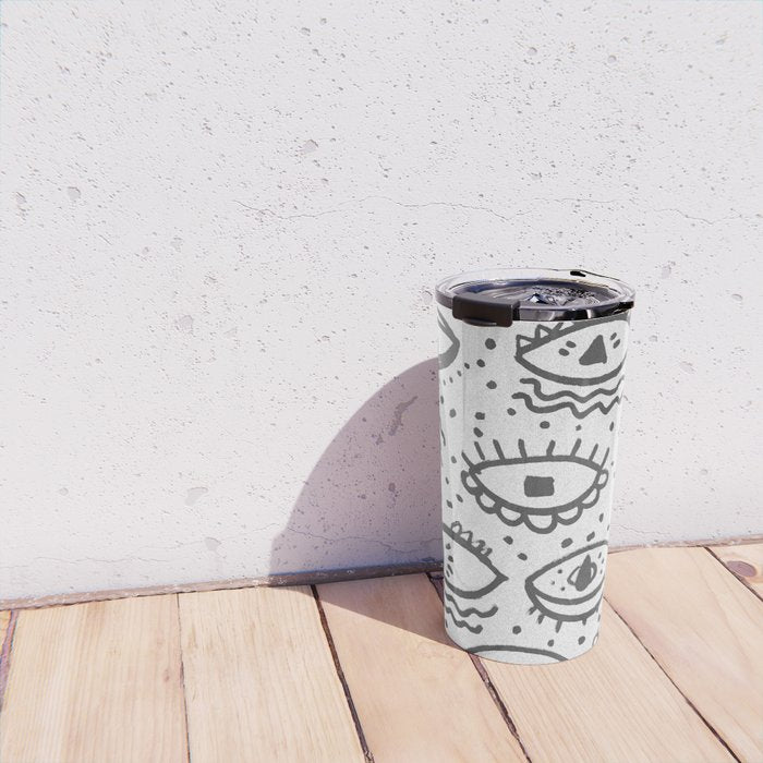 EYES PATTERN Travel Mug Gallery Image 4