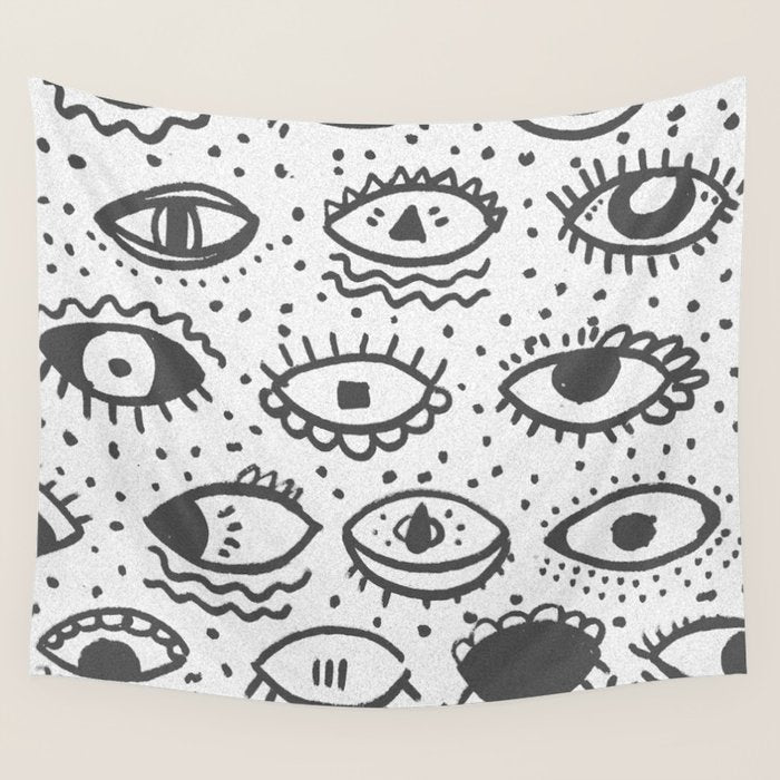 EYES PATTERN Wall Tapestry Gallery Image 1