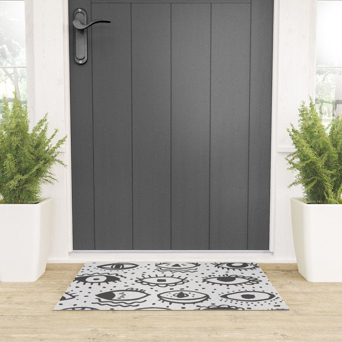EYES PATTERN Welcome Mat Gallery Image 3