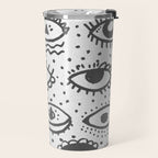 EYES PATTERN Travel Mug Gallery Image 2